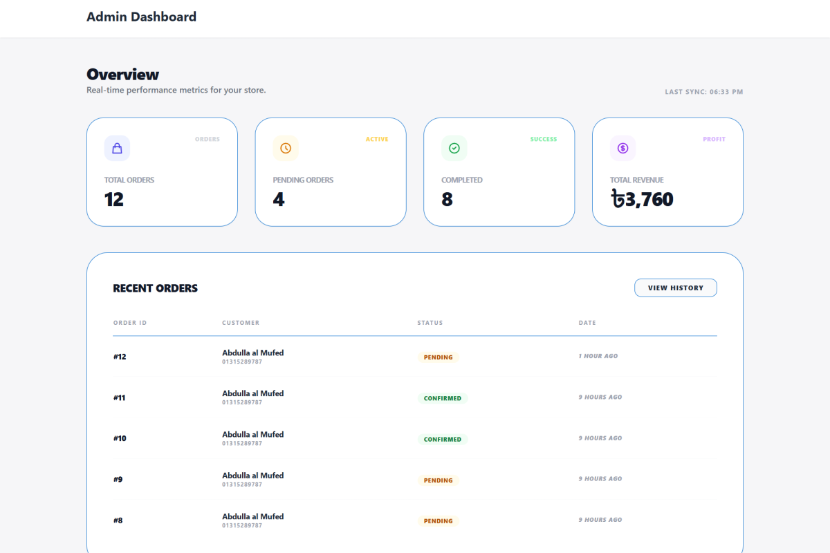 Daynamic Laravel landingpage